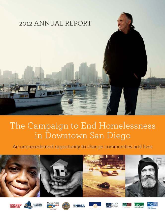 Cover Image of 2012 Annual Report _ Campaign to End Homelessness in Downtown San Diego (2)